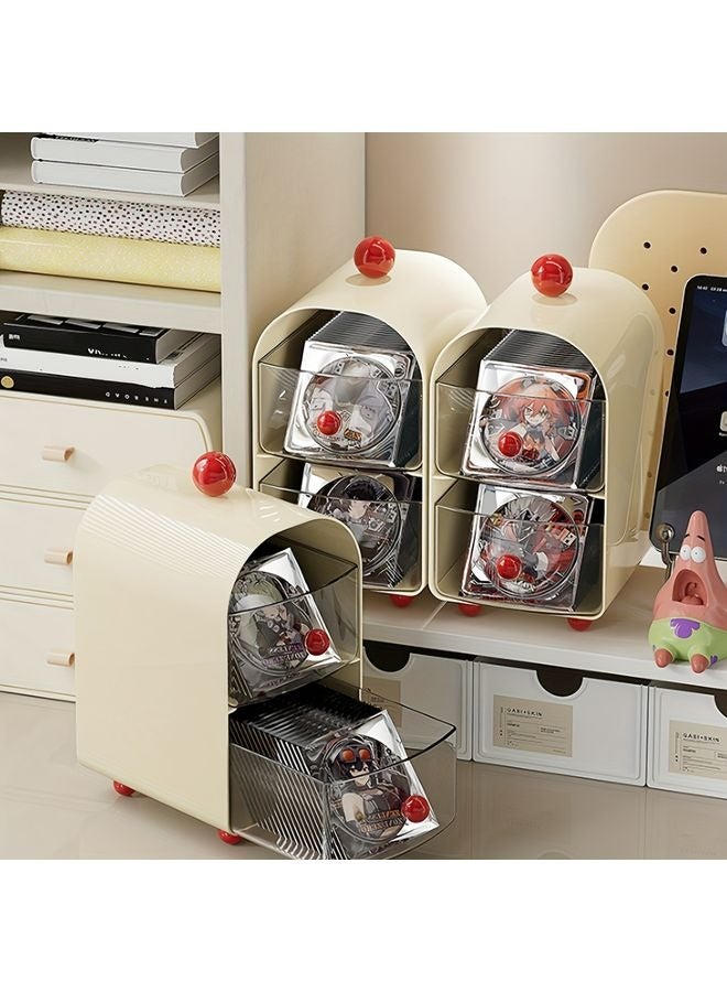 HOMESTAR 2PCS Tea Bag Storage Box, Tea Room Coffee Capsule Storage Rack, Office Bar Multi-layer Tea Leaf Organizer Box - Image 3