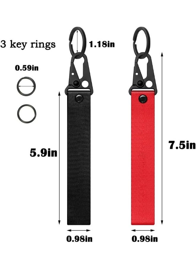Generic - Car Motorcycle Keychain Key Ring - Car Keychain Tag, EDC Clip Fob Keychain JDM Key Tags with Label Key Chain Holder - Image 1