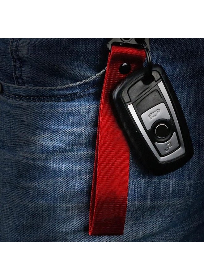 Generic - Car Motorcycle Keychain Key Ring - Car Keychain Tag, EDC Clip Fob Keychain JDM Key Tags with Label Key Chain Holder - Image 1