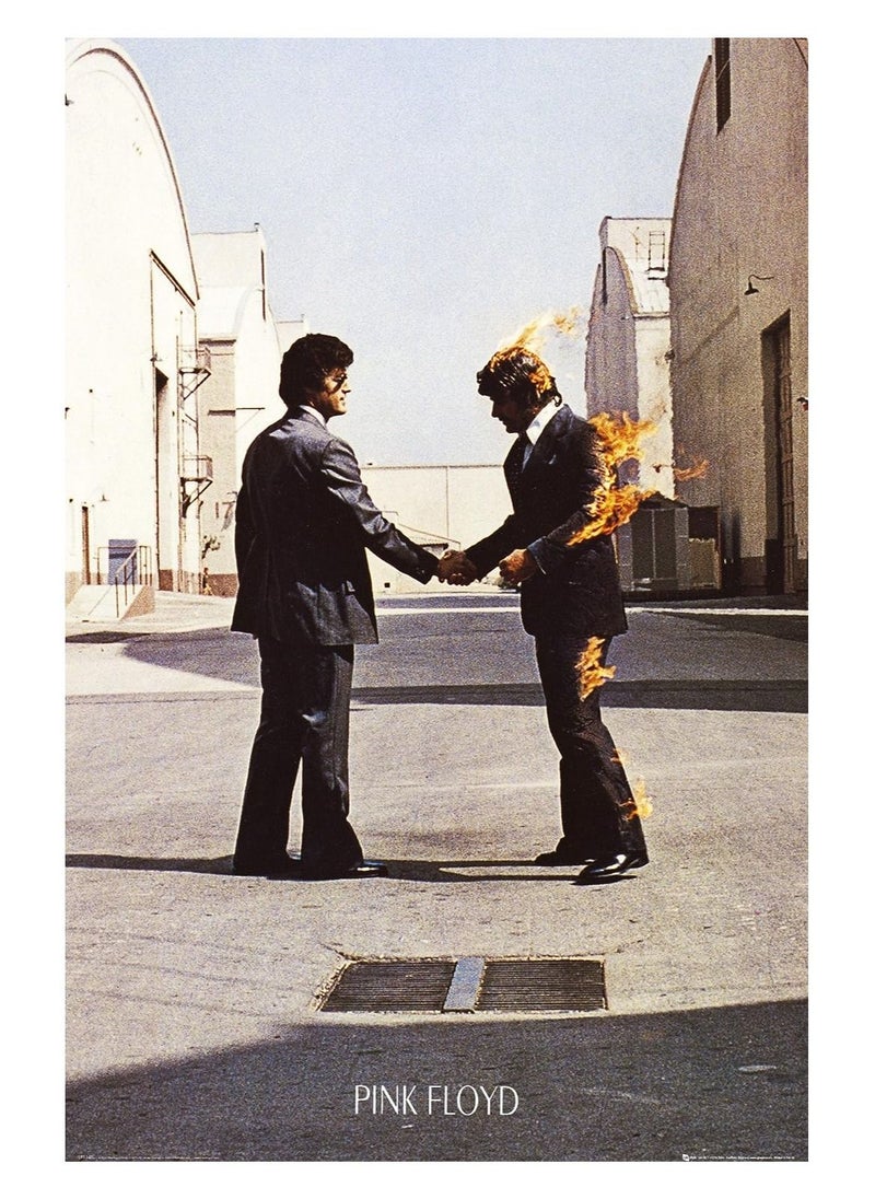 GB Eye Pink Floyd Wish You Were Here Maxi Poster 61cm x 91.5cm Ideal Artwork for Wall Home Office Decor Officially Licensed Merchandise 