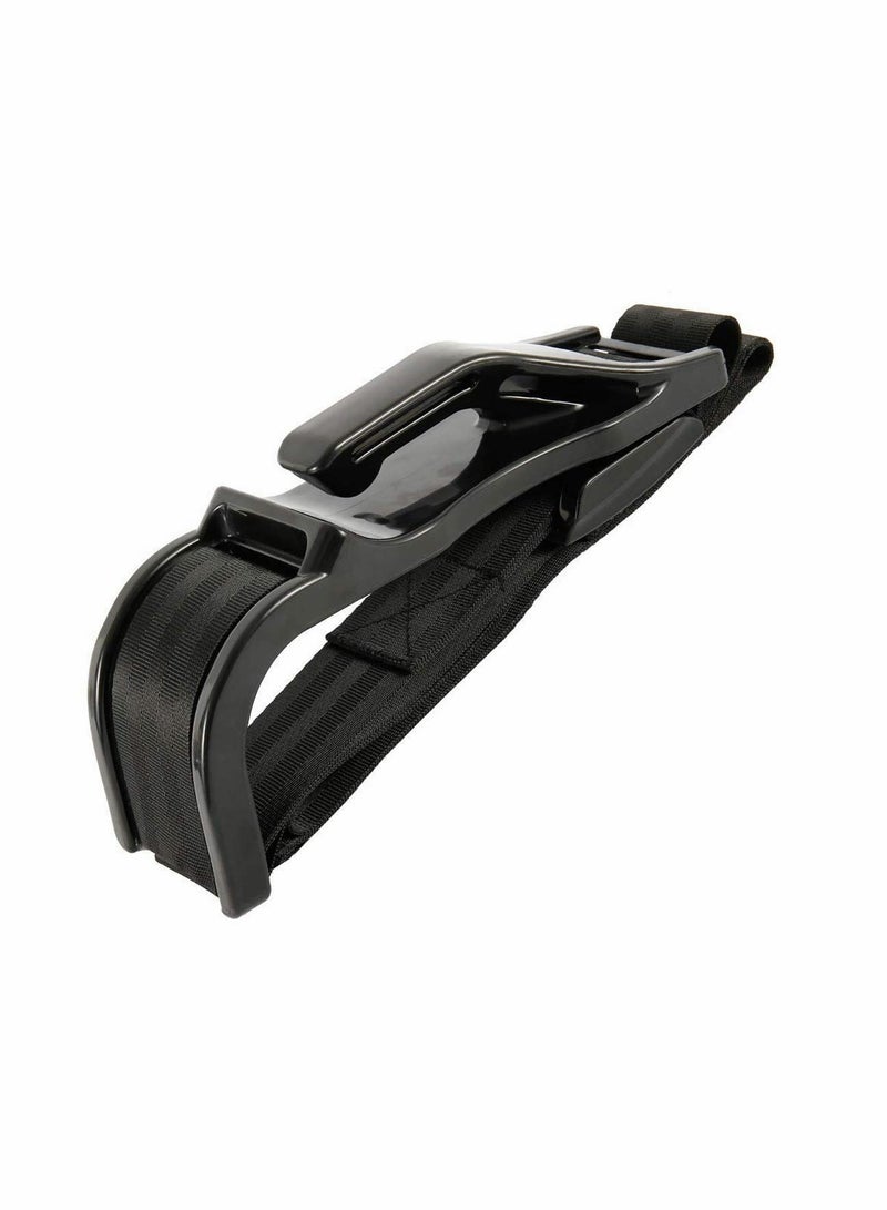 SOLARAE Pregnancy Car Seat Belt Adjuster, Maternity Car Belt Adjuster, Strong Metal Car Pregnant Belt for Expectant Mothers, Comfort & Safety to Protect Unborn Baby - Black - Image 1