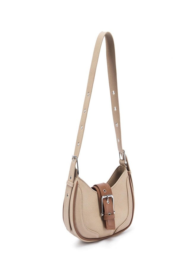 Lino Perros Monroe Chic Beige Shoulder Bag - Image 2