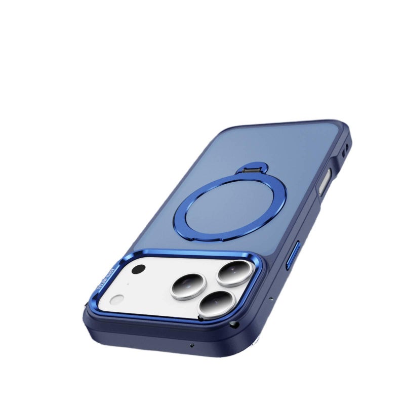 MagSafe iPhone 16 Plus Drop Protection PC Case for iPhone 16 16 Plus 16 Pro 16 Pro Max with 360° Rotating Kickstand in Black - Image 5