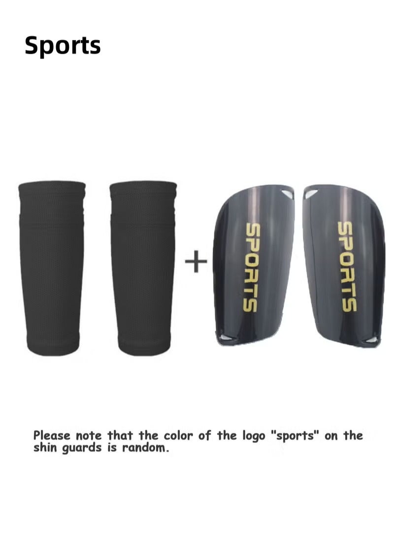 Sports 1 Pair Of Calf Guard Socks And 1 Pair Of Football Shin Guards - Image 1