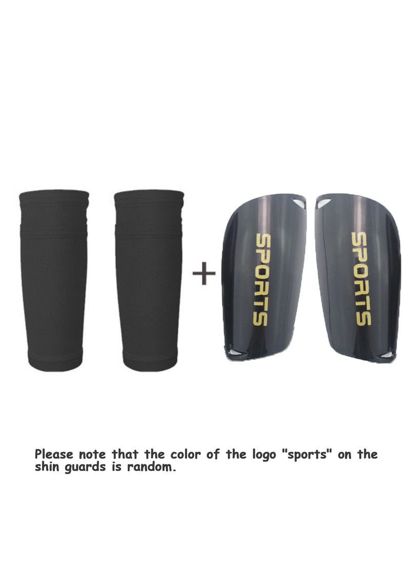 Sports 1 Pair Of Calf Guard Socks And 1 Pair Of Football Shin Guards  - Image 1