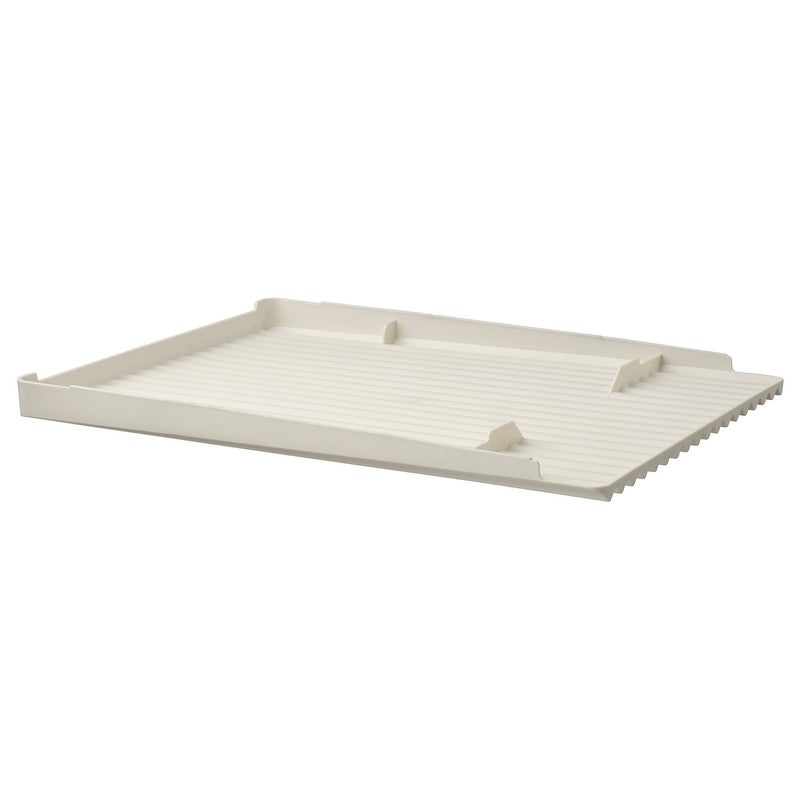 RINNIG Double-Sided Dish Drainer, White, 40x31 cm - Draining Tray - Image 2