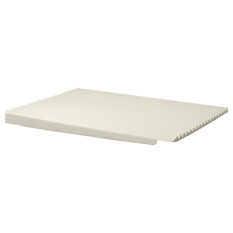 RINNIG Double-Sided Dish Drainer, White, 40x31 cm - Draining Tray - Image 1