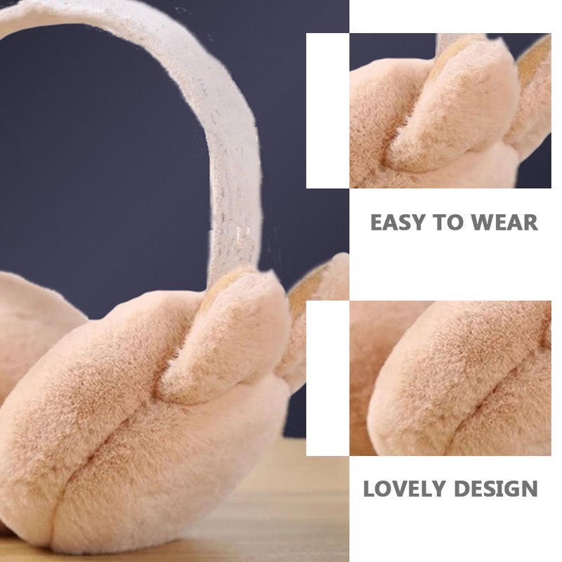 Ear Muff Winter Warm Earmuff Adorable Ear Cover Bunny Ears Earmuff Foldable Ear Protector - Image 5