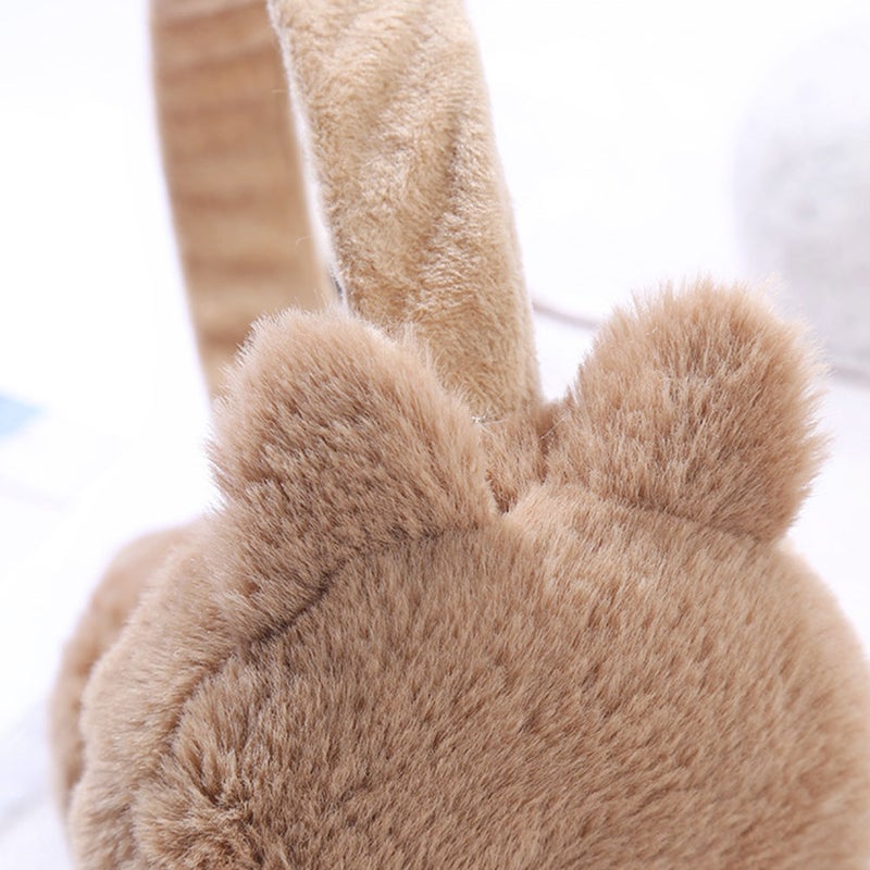 Ear Muff Winter Warm Earmuff Adorable Ear Cover Bunny Ears Earmuff Foldable Ear Protector - Image 4