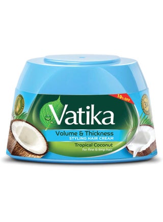 Vatika Naturals Tropical Coconut Styling Hair Cream | Volume & Thickness | Nourishing Vatika Oils | For Fine & Limp Hair 125ml - pzsku/Z923AFADD6913413FFECBZ/45/_/1708348907/981c7f4b-23e7-4765-bc9b-7b52103dbc59