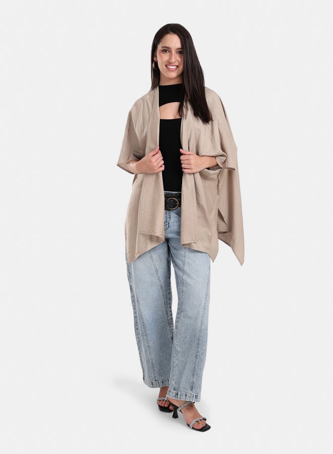 Clue Asymmetrical Voile Kimono  - Image 5