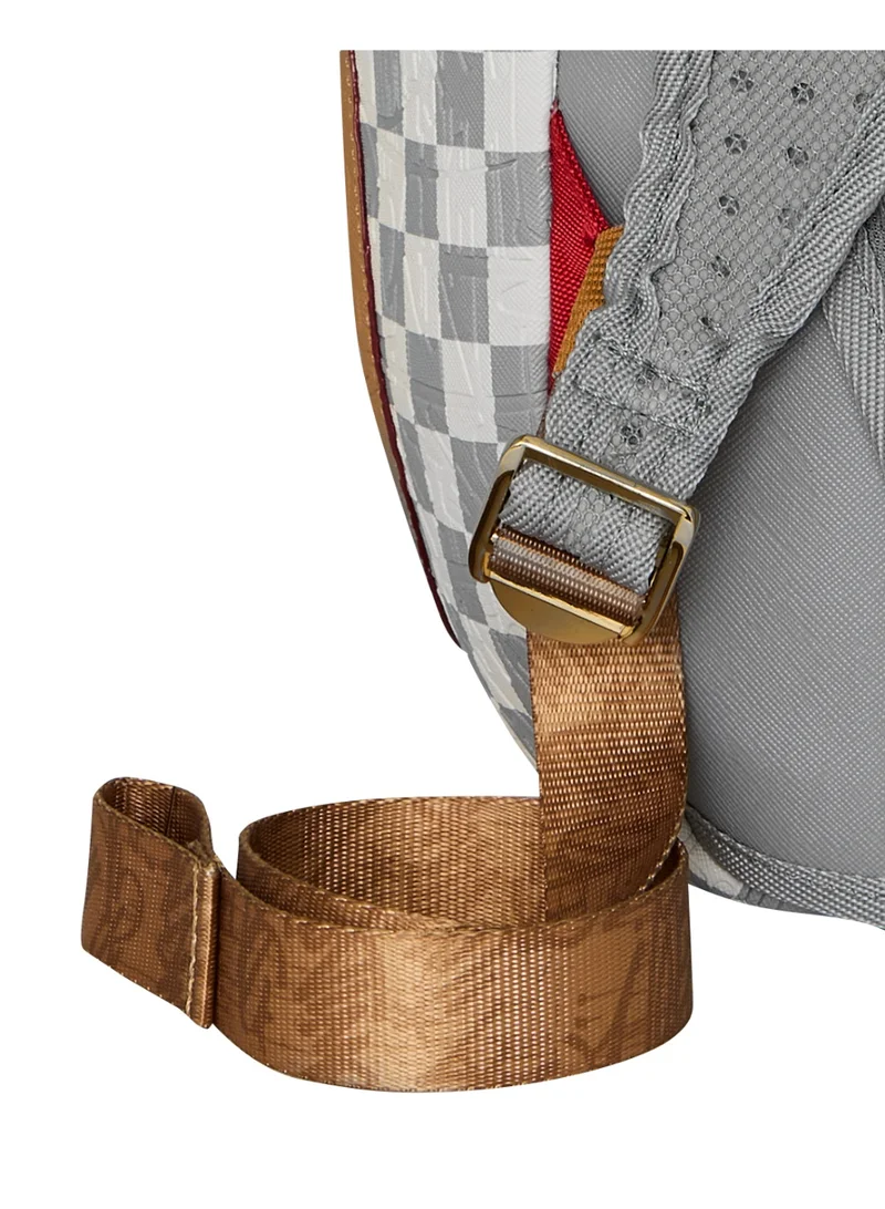 Sprayground  EMBOSSED CHECK CREAM DLXSV BACKPACK  | Best Price UAE