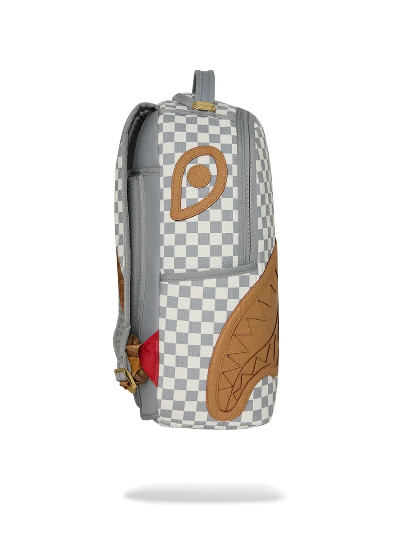 Sprayground  EMBOSSED CHECK CREAM DLXSV BACKPACK  | Best Price UAE