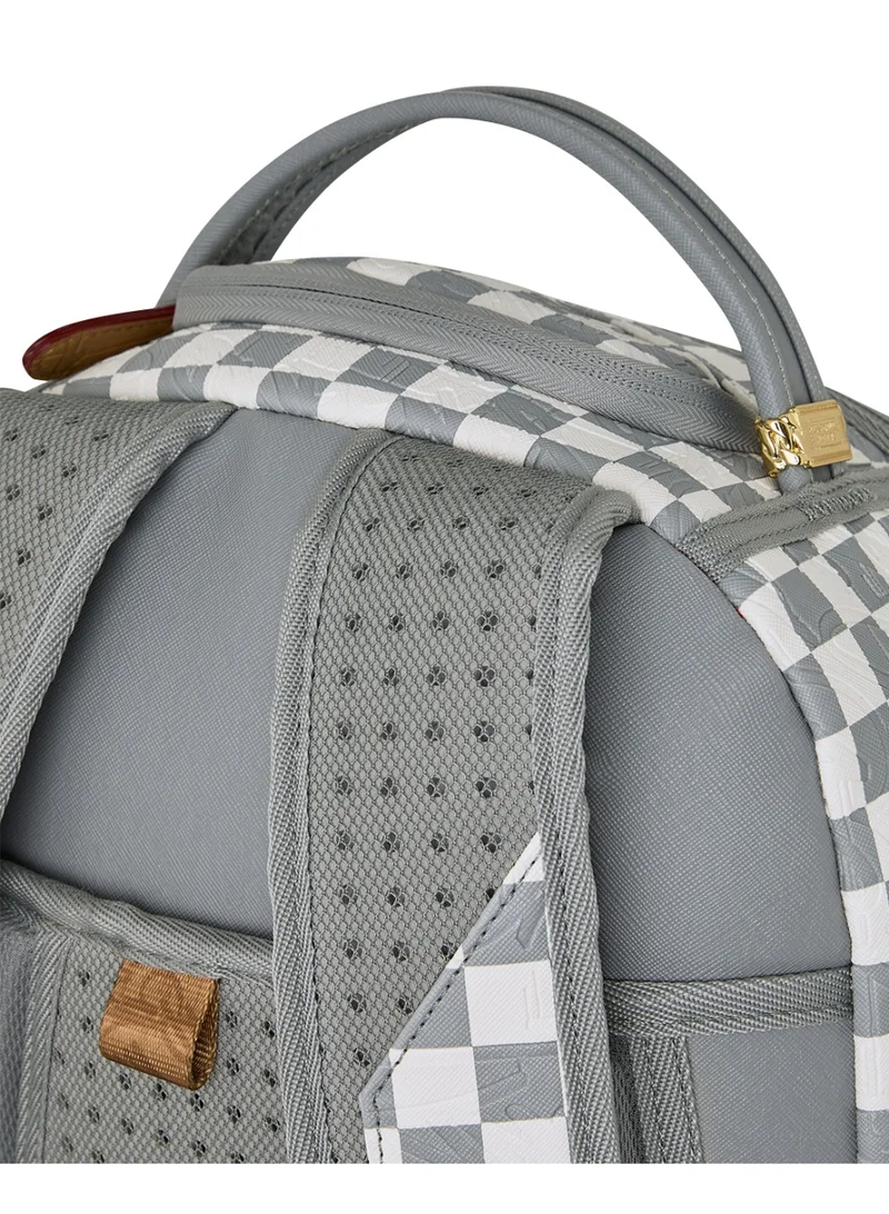 Sprayground  EMBOSSED CHECK CREAM DLXSV BACKPACK  | Best Price UAE