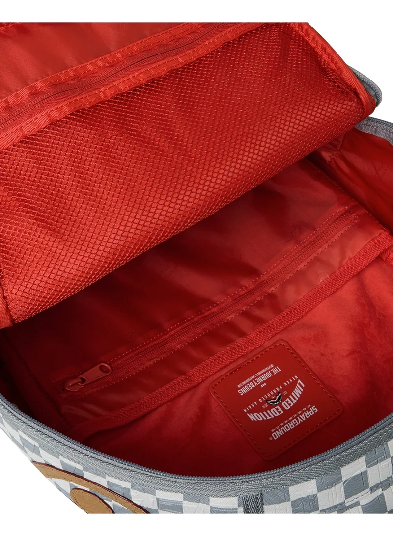 Sprayground  EMBOSSED CHECK CREAM DLXSV BACKPACK  | Best Price UAE