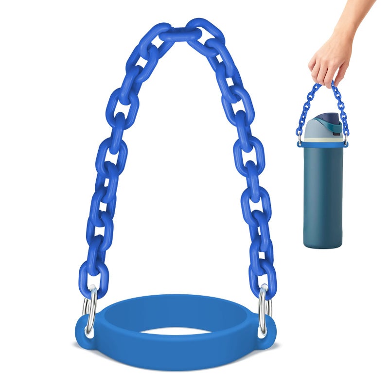 BKBY Water Bottle Handle Strap Compatible with Owala Freesip 24oz 32oz 40oz, Strong Secure Acrylic Carrier for Outdoors - Image 1