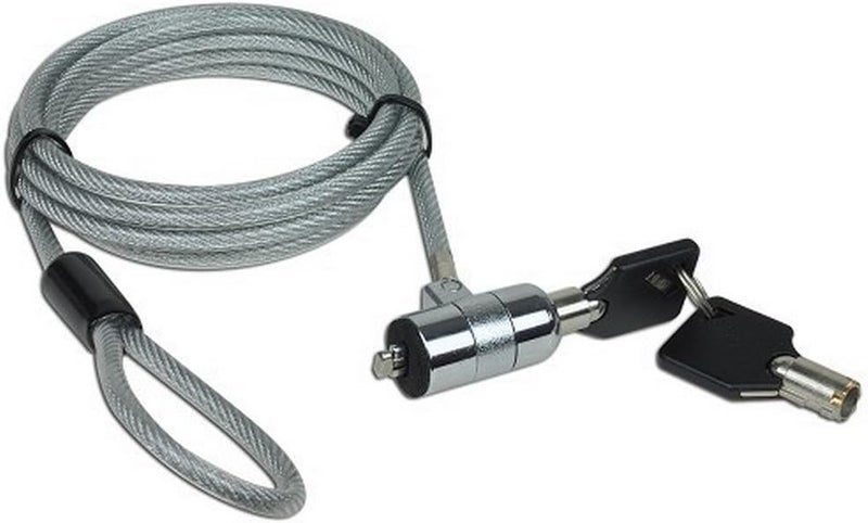 AOMGD 2Pcs 6 feet Laptop Lock Notebook Compatible Security Cable Lock with 2 Keys Two Sets,Suitable for 3 * 7mm Keyholes - Image 2