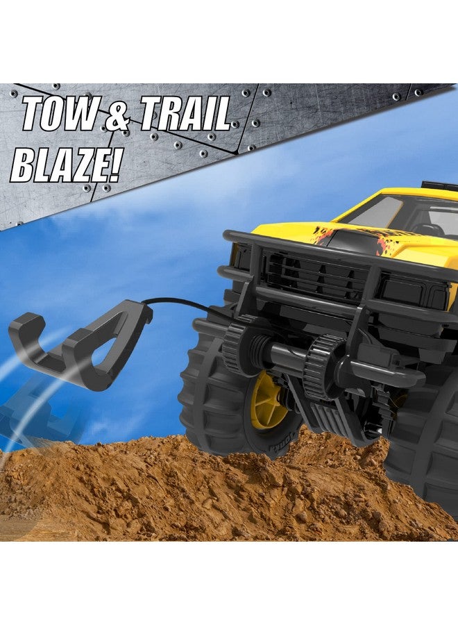 تونكا شاحنة بيك اب ستيل كلاسيكس باللون الأصفر، تعمل بالاحتكاك، للأعمار من 3 سنوات فما فوق، مصنوعة من الفولاذ والبلاستيك القوي - Image 4