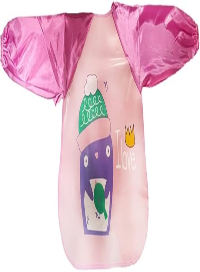 La frutta Pvc baby bib with sleeves-14