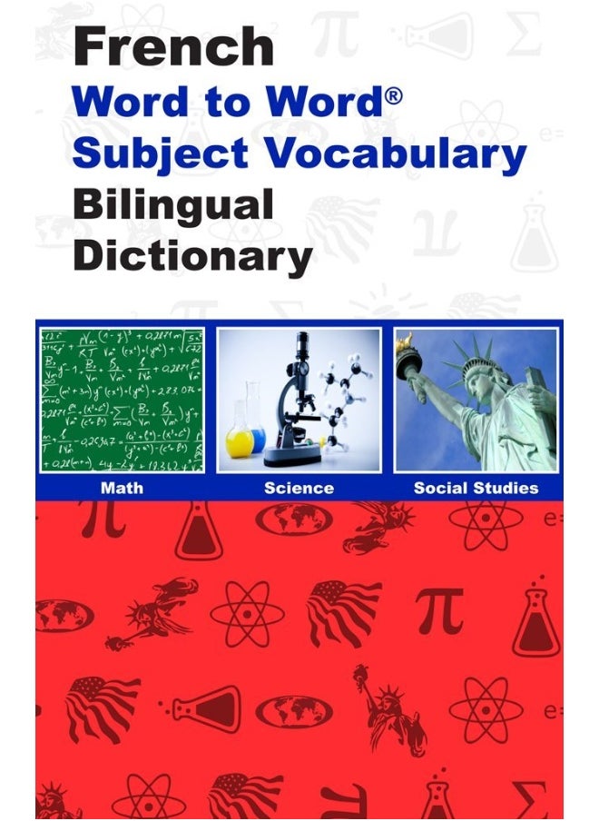 English-French & French-English Word-to-Word Dictionary: Maths, Science & Social Studies - Suitable for Exams  - Image 1