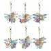 JBTM24 Diamond Painting Keychains Kits Double Sided Diamond Art Keyrings for Adults DIY Art Key Rings Ornaments Kits Dragonfly - Image 2