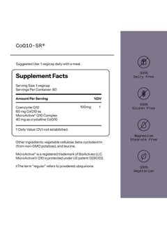 Powerful CoQ10 Supplement-Sustained Released MicroActive CoQ10 for Enhanced Absorption - 100mg of CoQ10 Per Capsule Supports Immune, Energy -60 Vegetable Capsules - pzsku/Z923BA313EE6EED3569D1Z/45/_/1735908044/3876f76e-f76d-4319-a763-51885db4c594