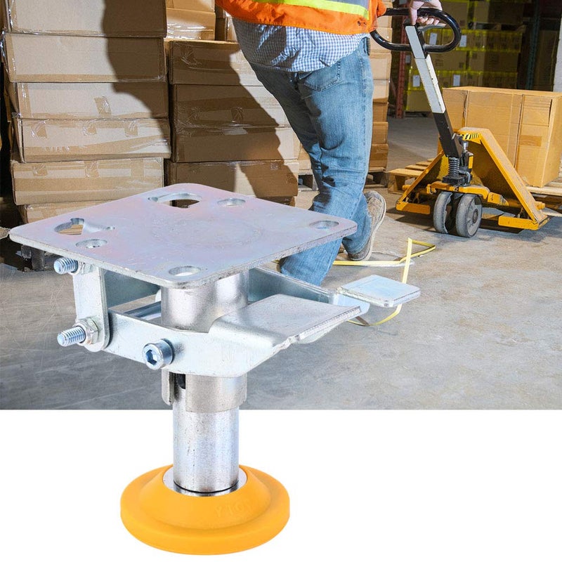 X 75 32 3 عربة ملقاة بأرضية مسبوكة مع فرامل قفل ووسادة من TPU، من الصلب المنغنيزي، سعة التحميل 100 كجم - Image 4