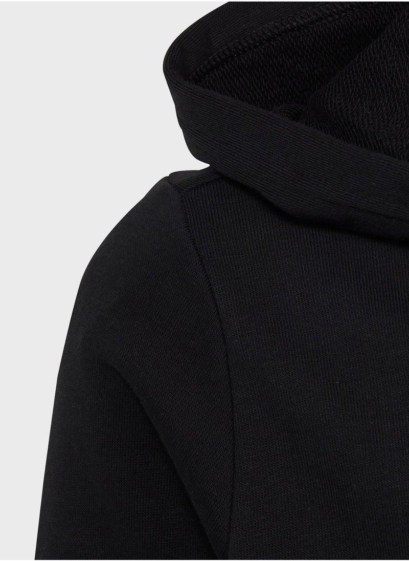 Adidas - Kids Essential Linear Logo Hoodie - Image 1