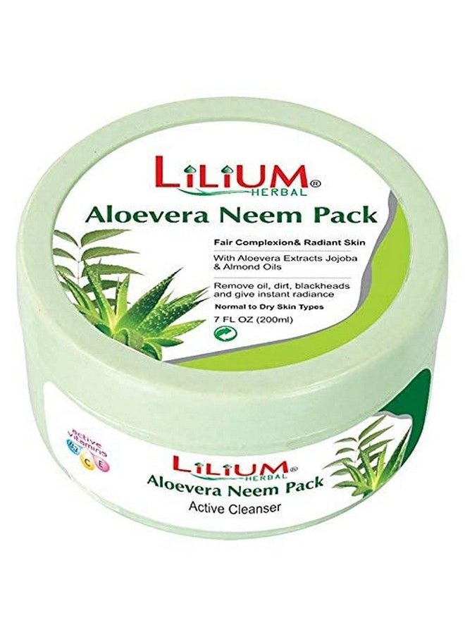 Lilium Herbal Lilium Aloe Vera Neem Pack 200Ml  - Image 1