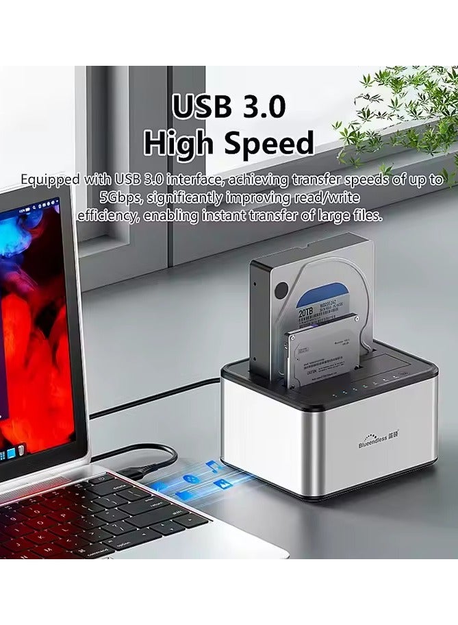 Blueendless Docking Station Duplicador USB 3 Sata HDD 3.5 2.5 Ssd - Image 3