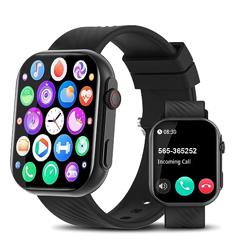 PJYUBVOR Smart Watch for Men Women AnswerMake Calls 20 Fitness Tracker with 100 Sport Modes Heart RateSleep Monitor Pedometer SpO2 IP68 Waterproof Smart Watch for Android iOS Phones - Image 1