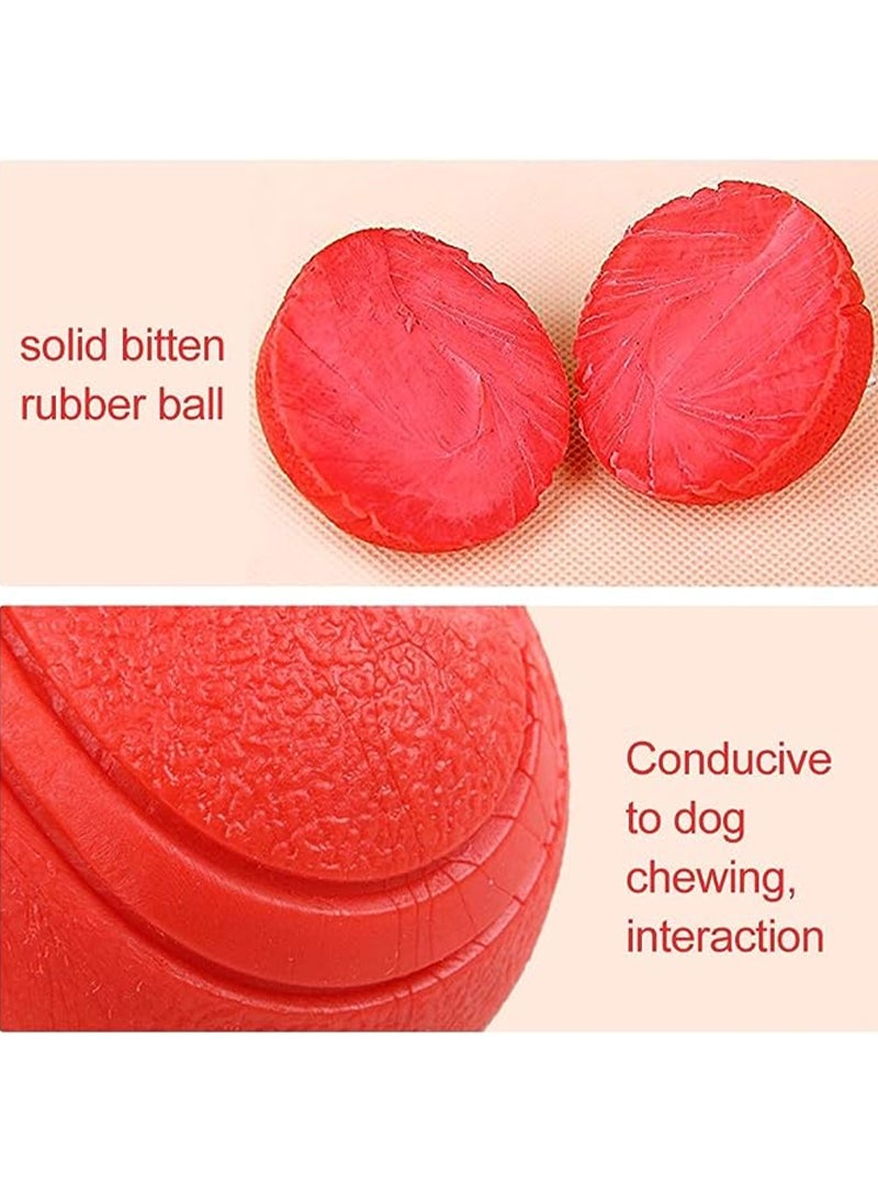 Kidle - Hard Rubber Balls for Dogs,Dog's Solid Rubber Bouncy Ball Bite Resistant and Indestructible Dog Training Ball,Dog Balls for Aggressive Chewers - Image 1