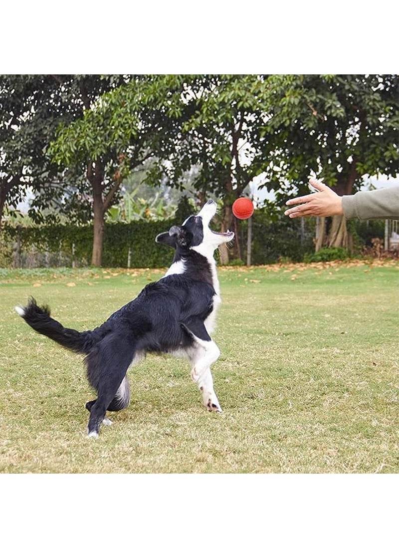 Kidle - Hard Rubber Balls for Dogs,Dog's Solid Rubber Bouncy Ball Bite Resistant and Indestructible Dog Training Ball,Dog Balls for Aggressive Chewers - Image 1