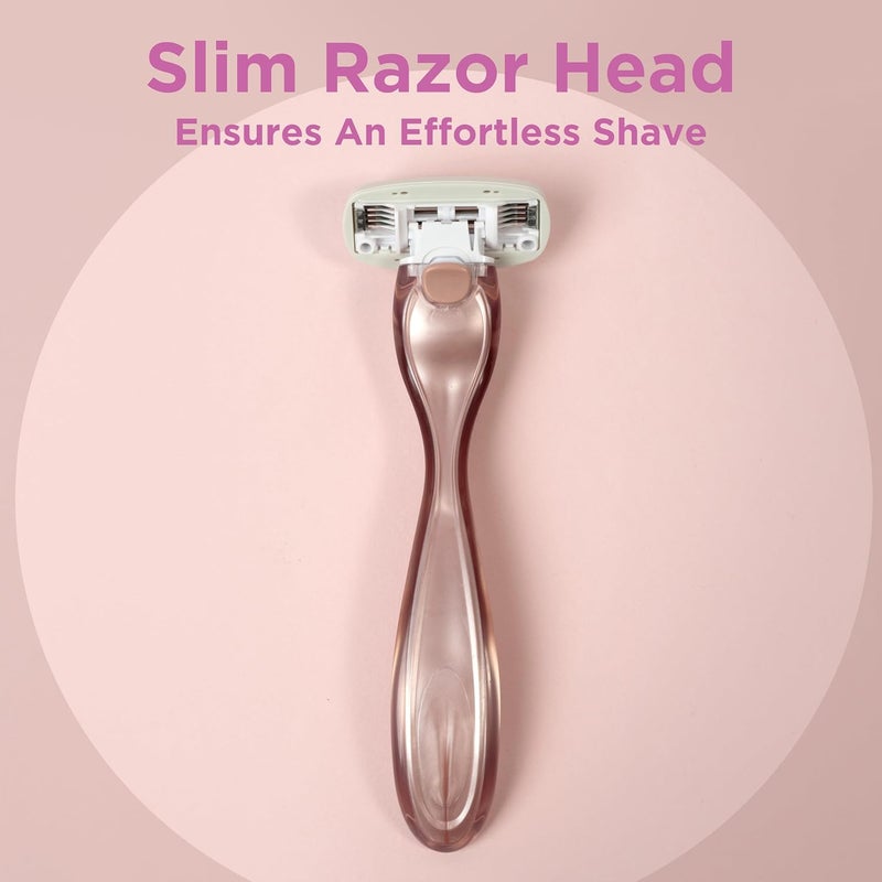 WILKINSON SWORD Intuition Complete For Women Skin Protect Gel with Smooth Glide Razor Handle 1 Razor Blade Refills - Image 4