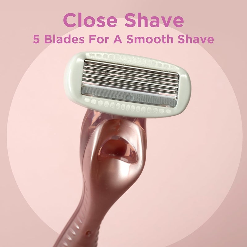 WILKINSON SWORD Intuition Complete For Women Skin Protect Gel with Smooth Glide Razor Handle 1 Razor Blade Refills - Image 2