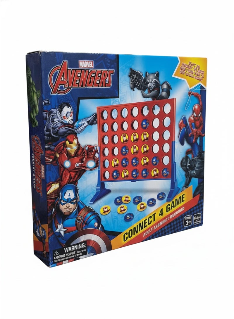 لعبة توصيل أربعة للأطفال، لعبة لوحية كلاسيكية، لعبة استراتيجية لأربعة صفوف متتالية، لعبة شبكية عائلية ممتعة للعب في الأماكن المغلقة والمفتوحة، مناسبة للاعبين، هدية مثالية للأطفال من عمر 6 سنوات فما فوق. - Image 2