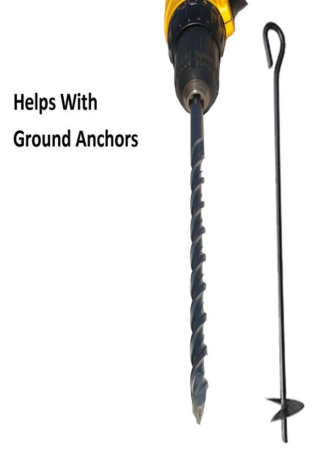 Keyfit Tools AnchorBit Pilot Hole Driver for Screw in Tent Stakes & Ground Anchors Rebar Steel J Hook Designed for Tough Soils Hardpan Rocky Ground Even Frozen Ground & Solid Ice is No Problem - Image 3