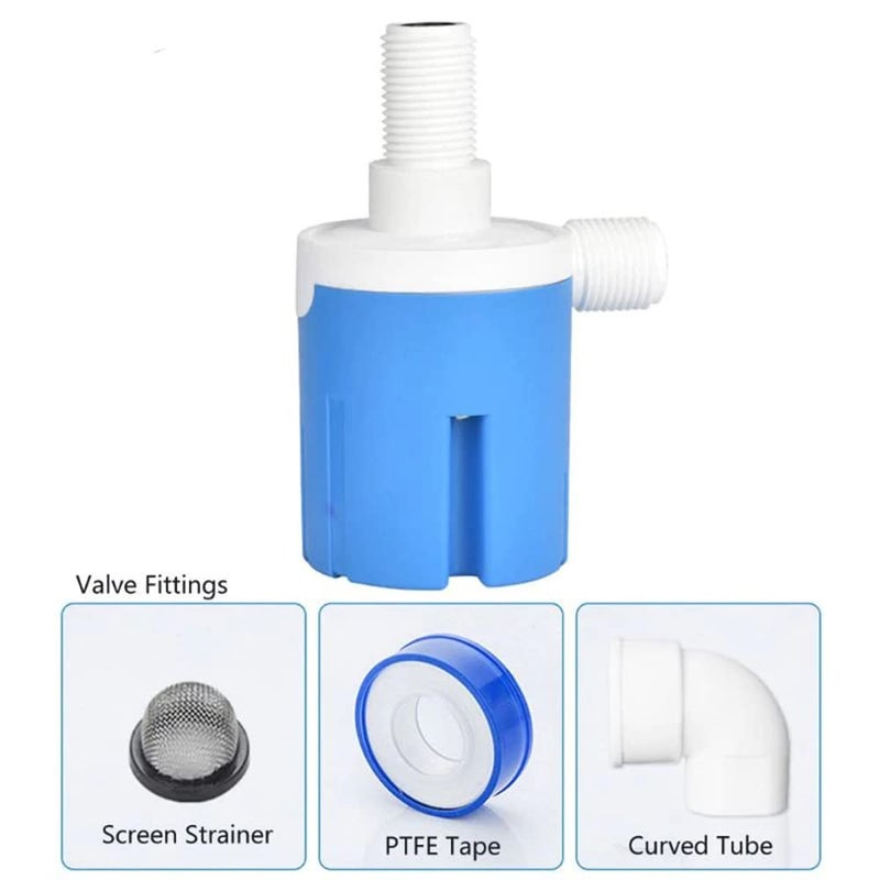 amiciCare جهاز تحكم مستوى الماء الأوتوماتيكي 1/2 بوصة، مفتاح كرة العوامة - Image 3