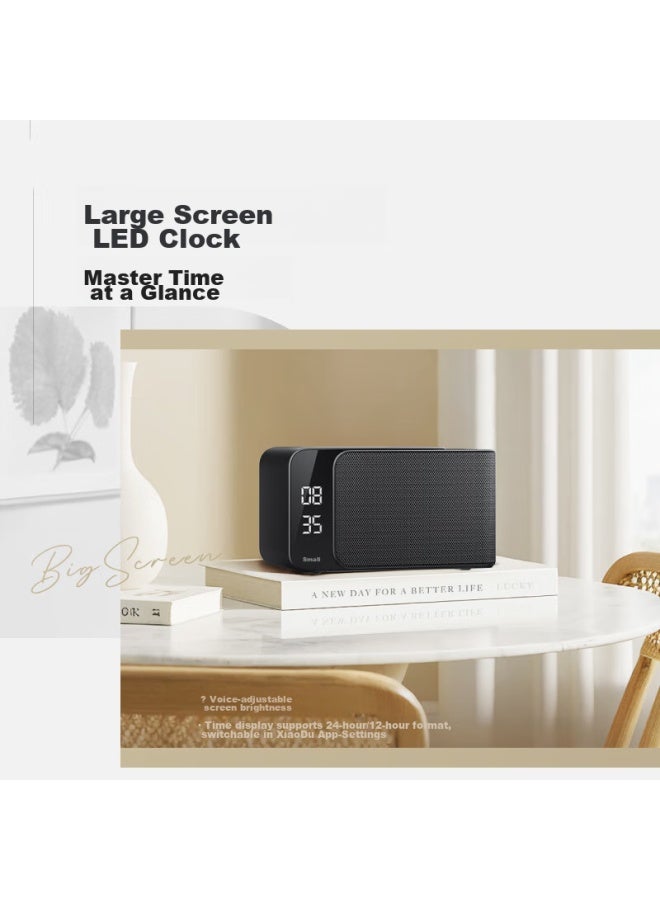 Small Xiaodu Smart Speaker Matepro Wenxin Large Language Model Ai Q&a Chat Outstanding Voice Led Clock Alarm Voice-activated Bluetooth Speaker For Children And Elderly Regional Dialect Gift - Image 5
