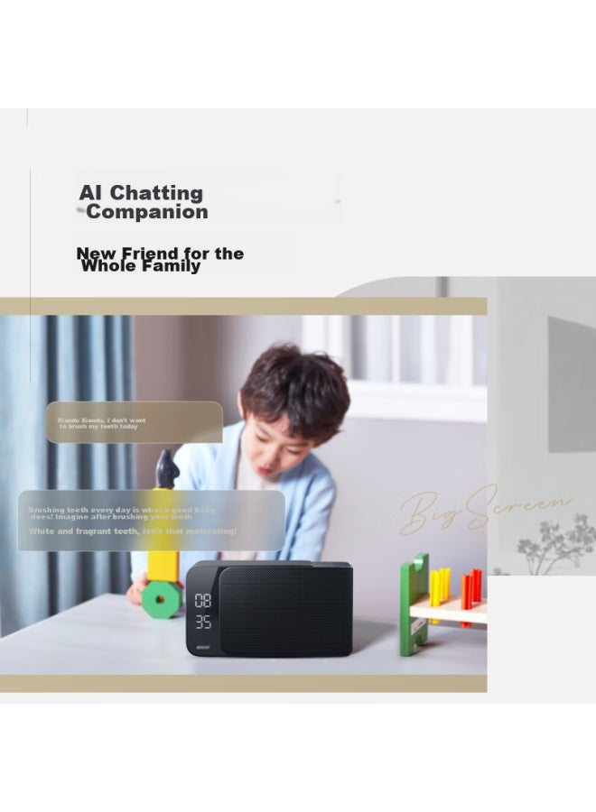 Small Xiaodu Smart Speaker Matepro Wenxin Large Language Model Ai Q&a Chat Outstanding Voice Led Clock Alarm Voice-activated Bluetooth Speaker For Children And Elderly Regional Dialect Gift - Image 2