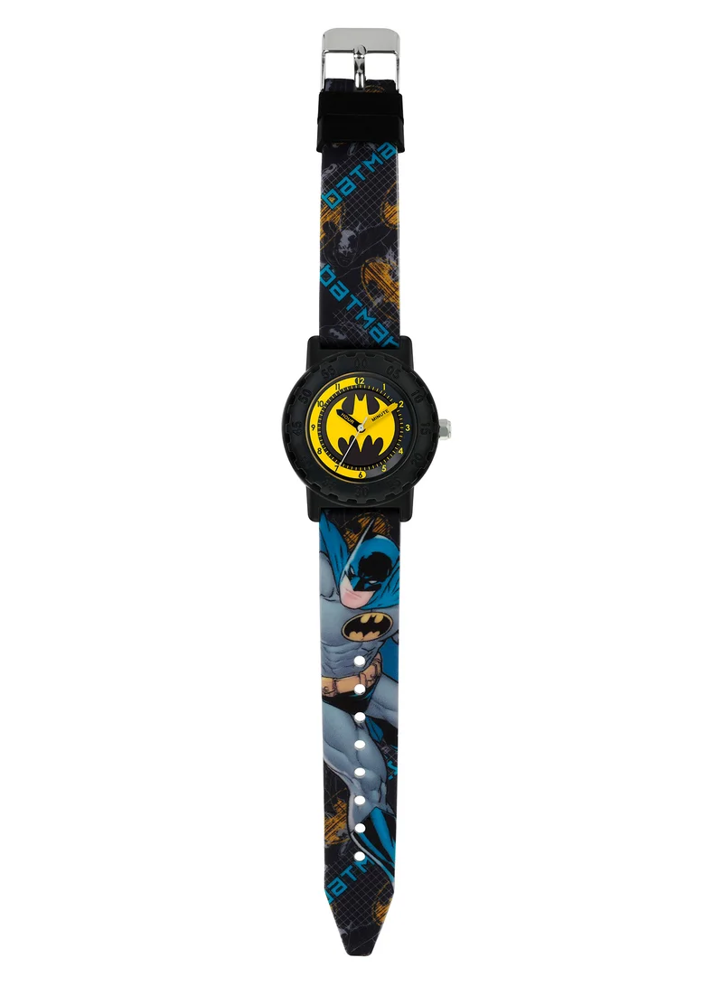 Batman Warner Brothers Batman Printed Silicon Strap Watch - BAT9548