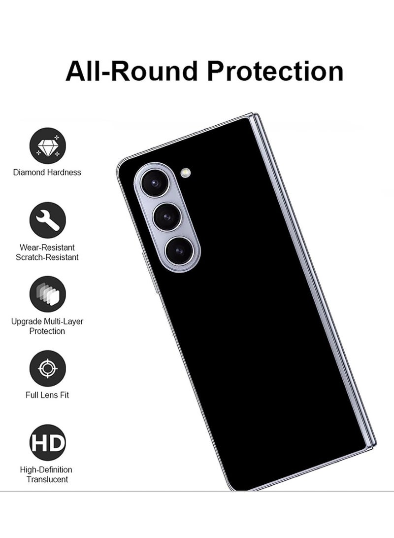 Screen Protector for Samsung Galaxy Z Fold 6 Front and Back Tempered Glass Full Coverage Screen Guard 9H Hardness Anti Fingerprint Scratch Resistance for Samsung Galaxy Z Fold 6 - Image 3