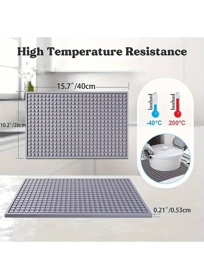 Large 15 7 X 10 2 Inch Non Slip Heat Resistant Silicone Mat For Resin Art And Kitchen - Image 1