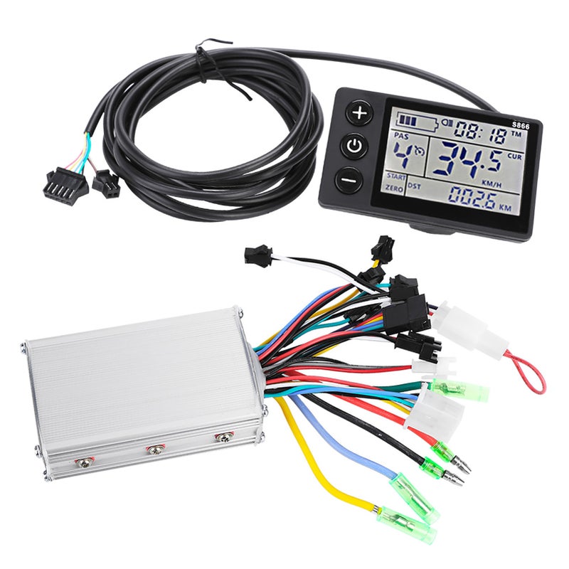 24V-36V Waterproof LCD Display Panel Electric Bicycle Scooter Controller Kit (1#24V-36V) - Image 4