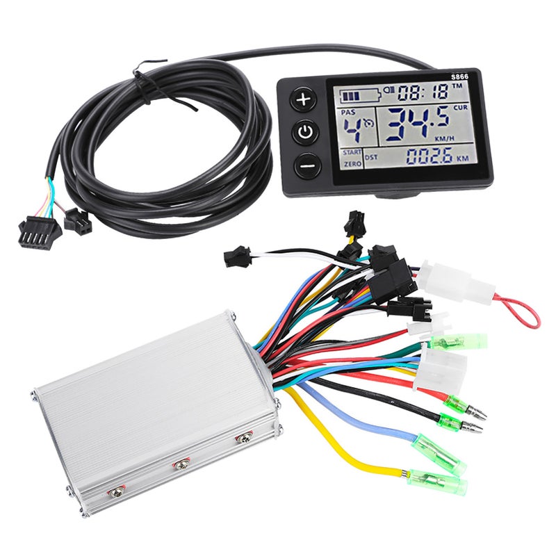 24V-36V Waterproof LCD Display Panel Electric Bicycle Scooter Controller Kit (1#24V-36V) - Image 3