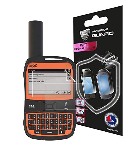 IPG SPOT X 2-WAY SATELLITE MESSENGER Touch Screen (2X) Invisible Film Screen Protector Guard Cover Free Lifetime Replacement Warranty Bubble -Free - Image 1