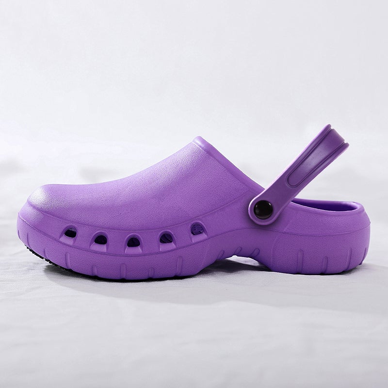 Surgical Shoes Women'S Non-Slip Operating Room Slippers Men'S Doctor'S Breathable Monitoring Laboratory Special Soft Bottom Baotou Work Shoes - Image 1