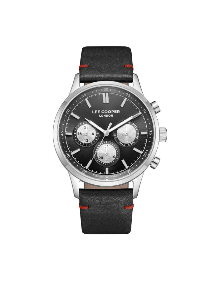 Lee Cooper - Men Multi Function Black Dial Watch - LC08001.351 - Image 1