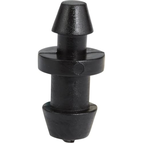 Raindrip 646050B Goof Plugs for Drip Irrigation Supply Tubing, Plug Unneeded Holes in Tubing, Plastic, 50-Pack, Black - Image 1