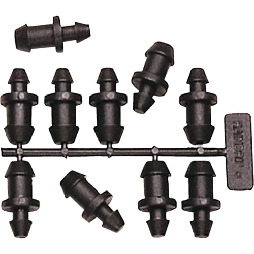 Raindrip 646050B Goof Plugs for Drip Irrigation Supply Tubing, Plug Unneeded Holes in Tubing, Plastic, 50-Pack, Black - Image 3